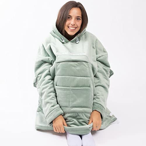 Batamanta oversize Flamingueo – Sudadera manta para sofá y frío