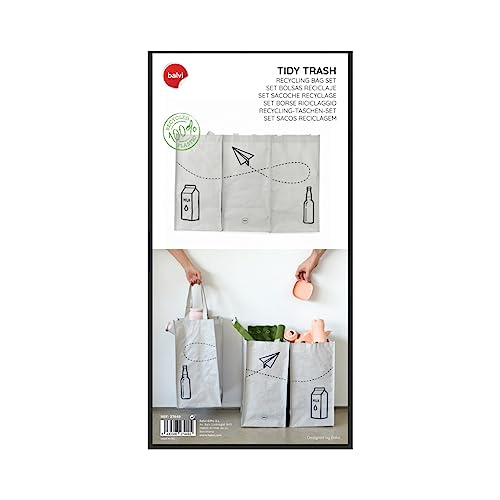 Set de bolsas de reciclaje Balvi Tidy Trash – Organización práctica y sostenible