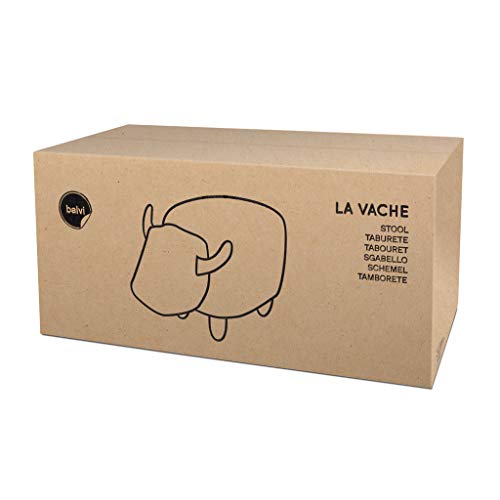 Taburete vaca marrón La Vache – Una vaca con patas muy decorativas
