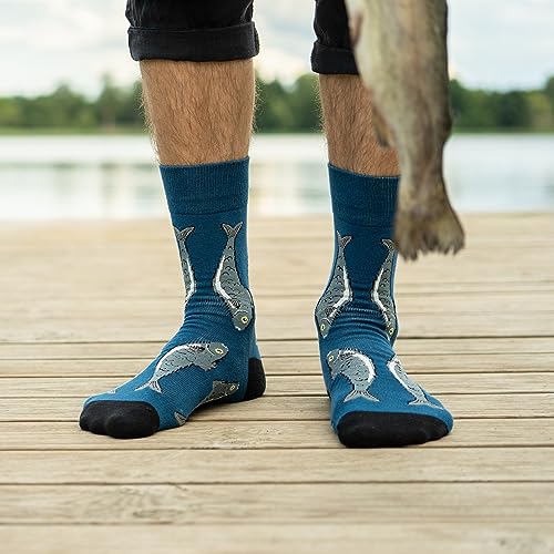 Calcetines caña de pescar – Estilo con sedal incluido