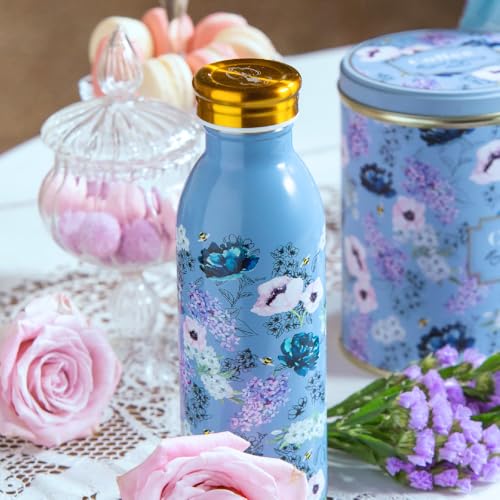 Botella térmica Bridgerton – Elegancia floral para tu bebida diaria