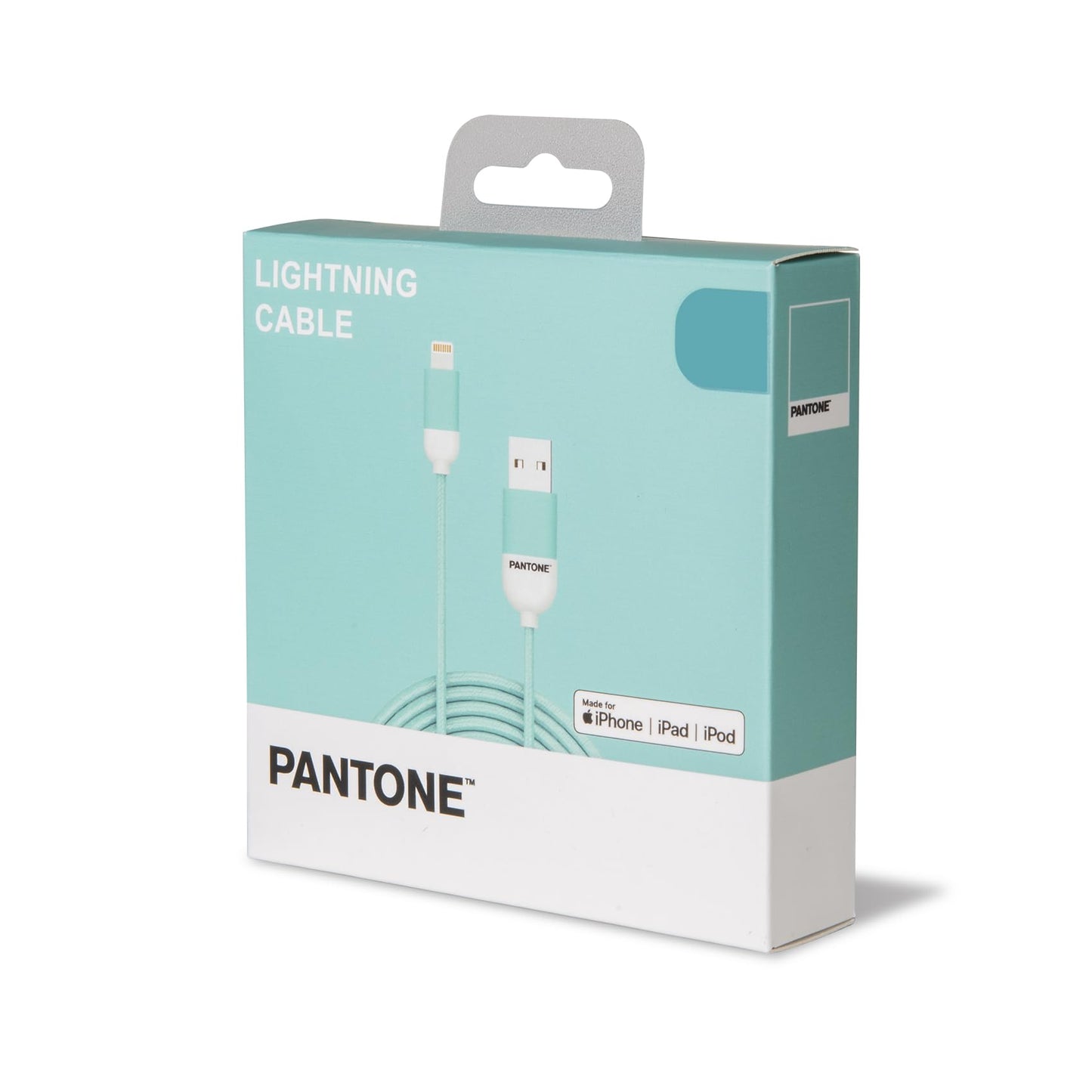 Cable Lightning iPhone Pantone – Turquesa para móviles que brillan