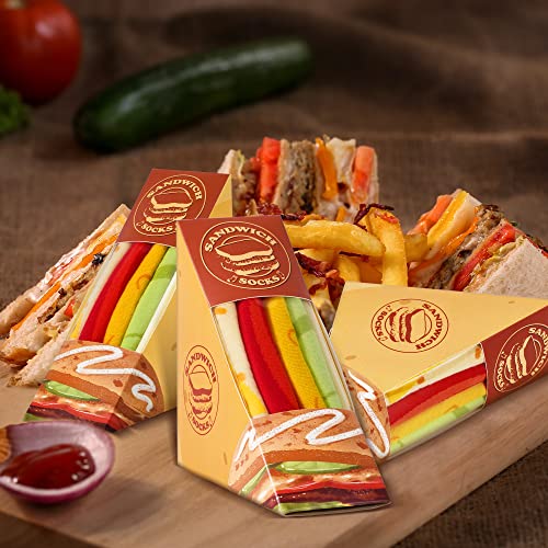 Calcetines sándwich – ¡Con extra de humor y color!