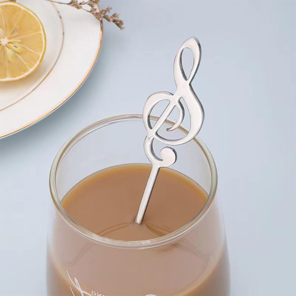 Set de cucharas musicales – Guitarras y notas que endulzan tu café