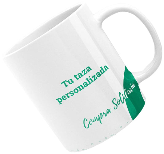 Taza personalizada solidaria – Tu foto, tu mensaje, su futuro