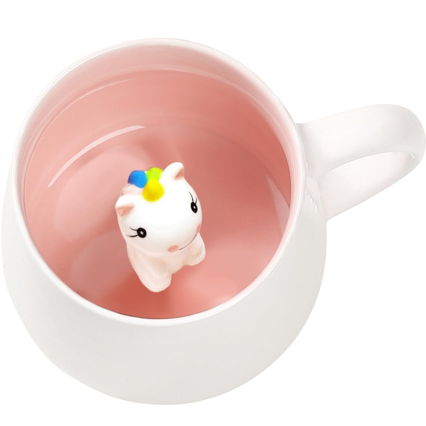 Taza cerámica con unicornio 3D – Magia en cada sorbo