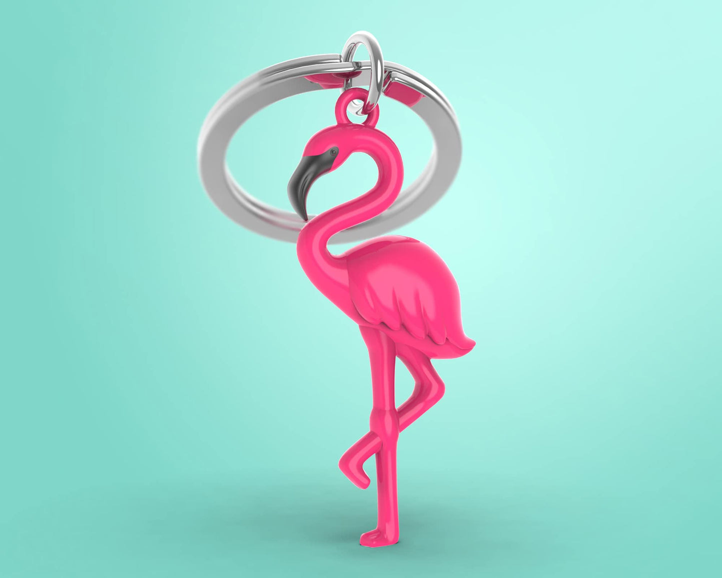 Llavero flamenco rosa – Tropical, brillante y divertido