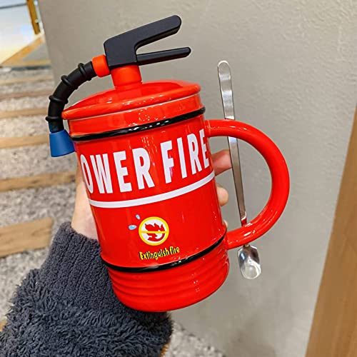 Taza extintor – Apaga el sueño con café