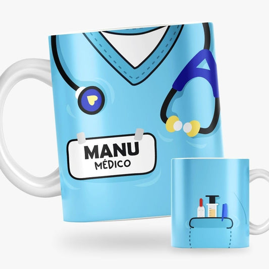 Taza médico personalizada – Porque salvar vidas agota