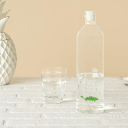 Botella con tortuga – Hidratación en modo marino