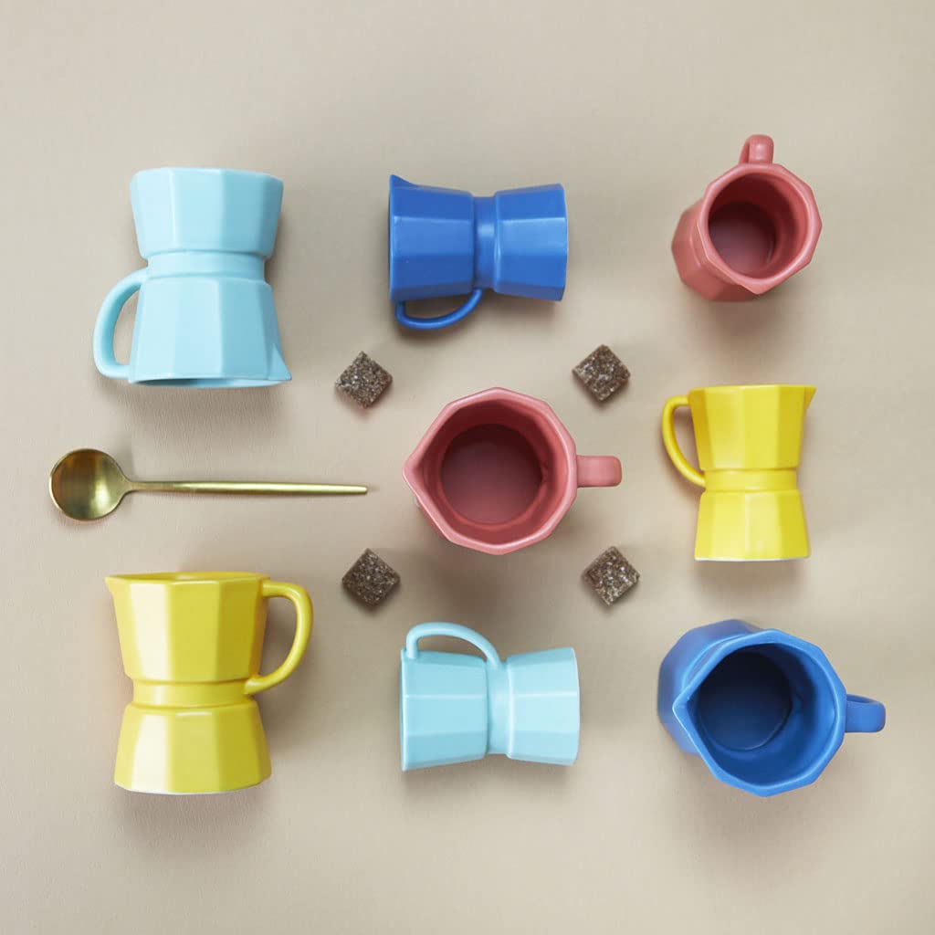 Set de tazas moka – Espresso con arte y color en cada sorbo