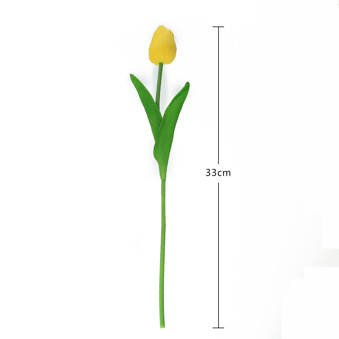 Tulipanes realistas – Ramo artificial con toque natural