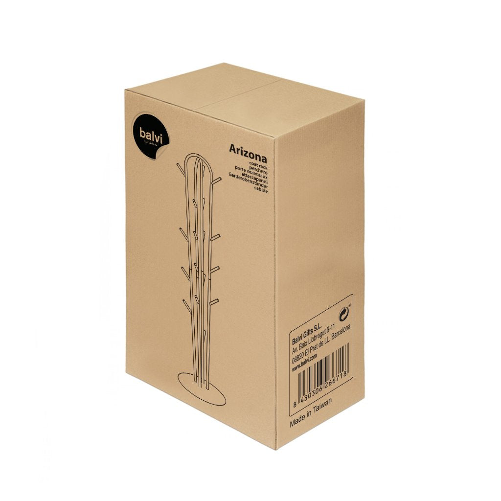 Perchero cactus negro – Orden con forma divertida