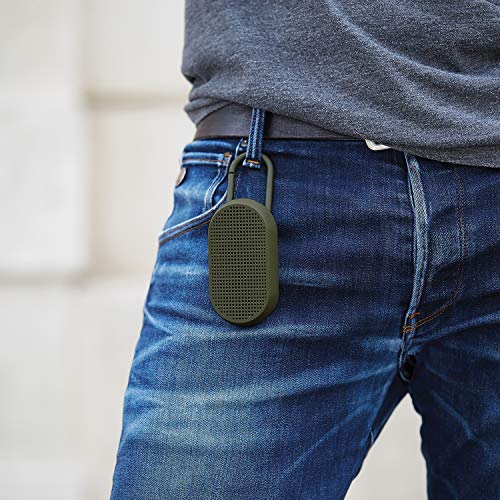 Lexon MINO T - Altavoz Bluetooth Resistente al Agua con mosquetón (Azul)