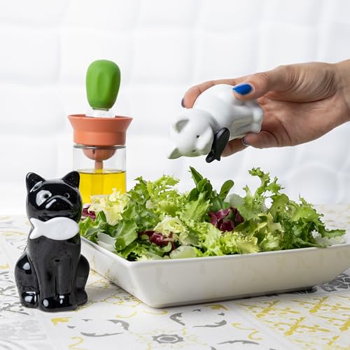 Set salero y pimentero gatos – Un dúo felino que da sabor a tu mesa