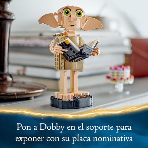 LEGO Harry Potter Dobby el Elfo Doméstico, Regalo de Reyes para Niñas, Niños, Adolescentes y Fans de 8+ Años, Juguete y Decoración para la Habitación, Colección de Figura Icónica de Personaje 76421