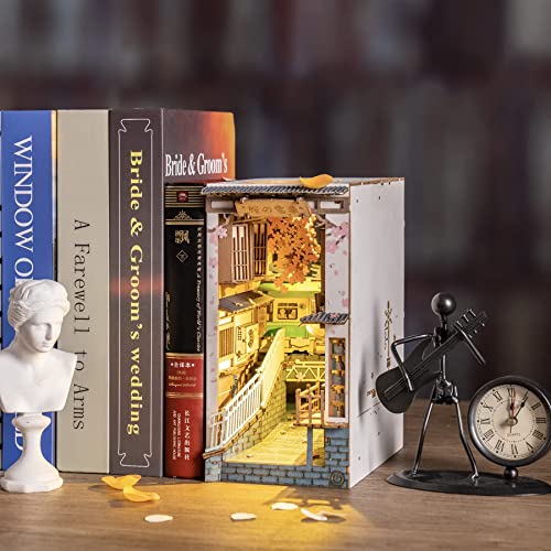 Book Nook de madera 'Puente encantado' – Crea magia entre tus libros