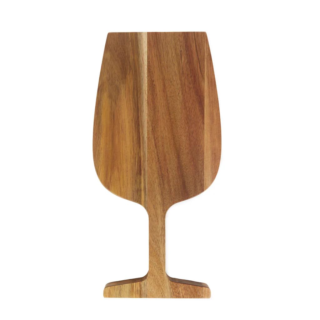 Tabla gourmet con forma de copa – Queso, vino y diseño en uno
