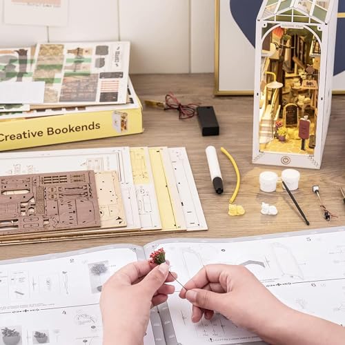 Book Nook 'Sunshine Town' – Un paseo soleado entre libros