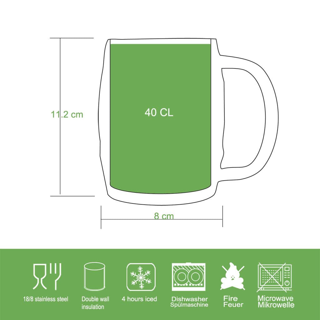 Jarra de acero inoxidable personalizada – Tu nombre, tu brindis, tu cerveza