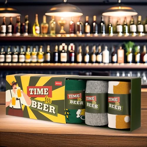 Calcetines "Time for Beer" – Pasos que saben a cerveza