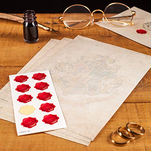 Set de escritura Hogwarts – Envía cartas con magia y sello de cera
