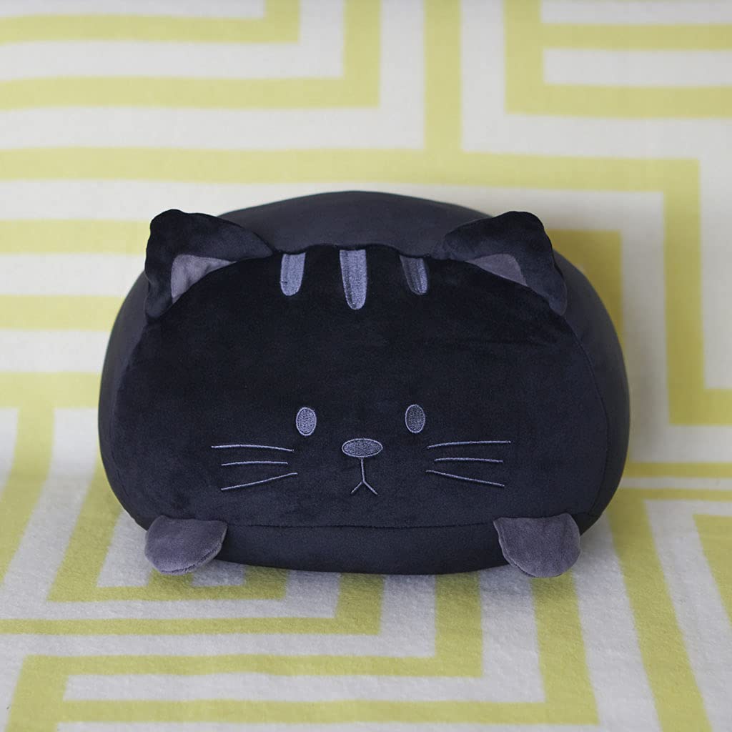 Cojín “Kitty” negro Balvi – Suavidad felina para tu sofá