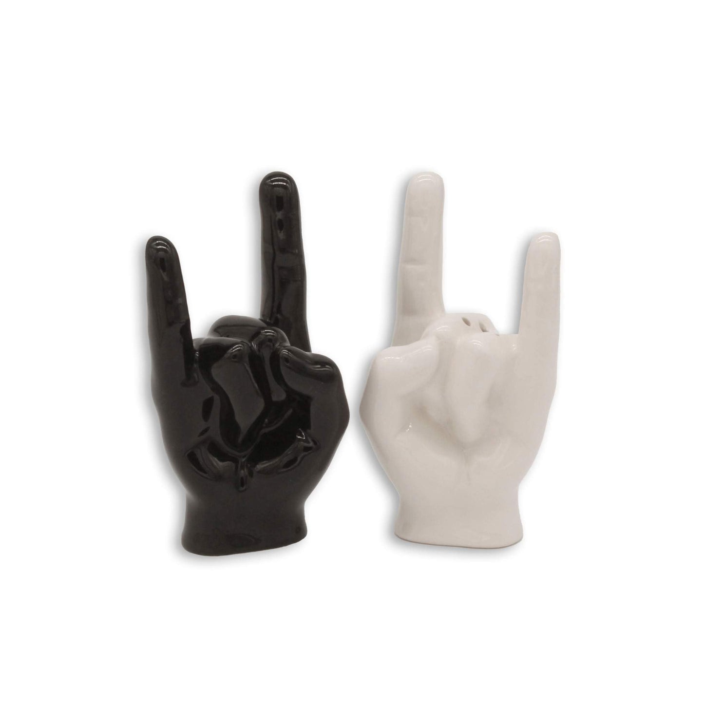 Salero y pimentero “rock” – Para platos con mucho rollo