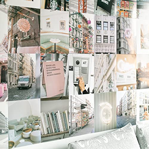 Láminas collage New York – Pared con esencia urbana y cosmopolita
