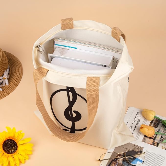 I love music – La tote bag para los que viven en clave de sol