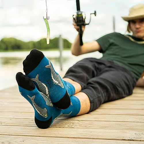 Calcetines caña de pescar – Estilo con sedal incluido