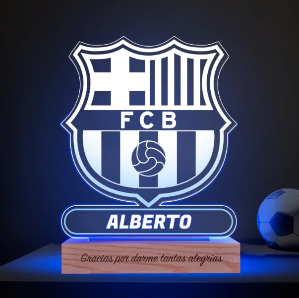 Lámpara Barça personalizada – Ilumina tu pasión culé