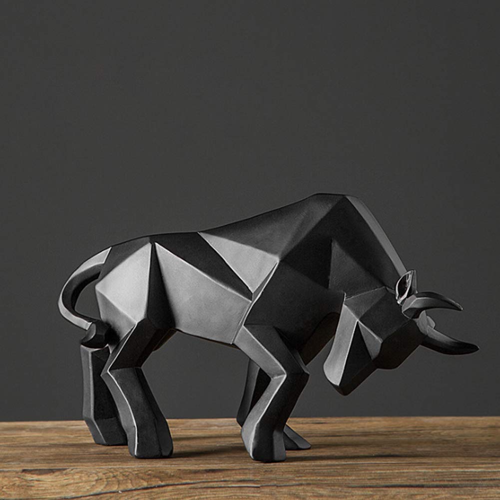 Toro geométrico – Fuerza en versión decorativa moderna