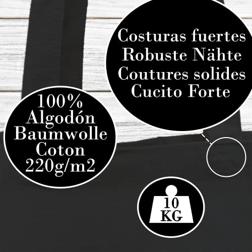 Tote bag negra Loxato – Elegancia y practicidad a diario