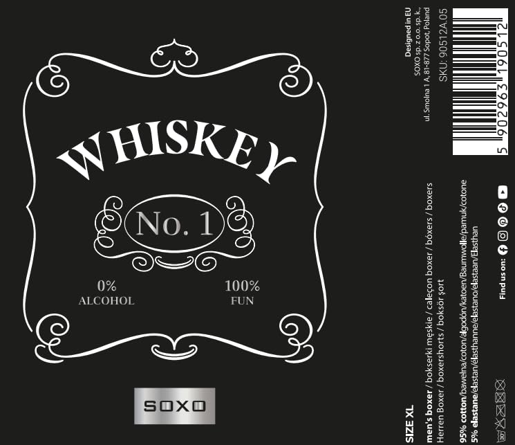 Boxer Whisky – Brinda con estilo hasta en la ropa interior