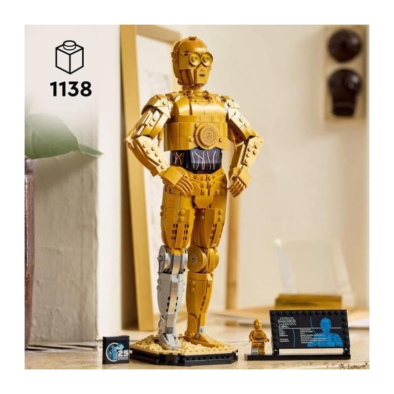 C-3PO LEGO Star Wars – El droide dorado llega a tu vitrina