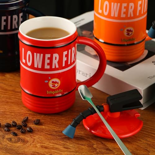 Taza extintor – Apaga el sueño con café
