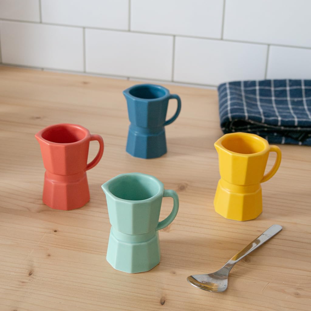 Set de tazas moka – Espresso con arte y color en cada sorbo