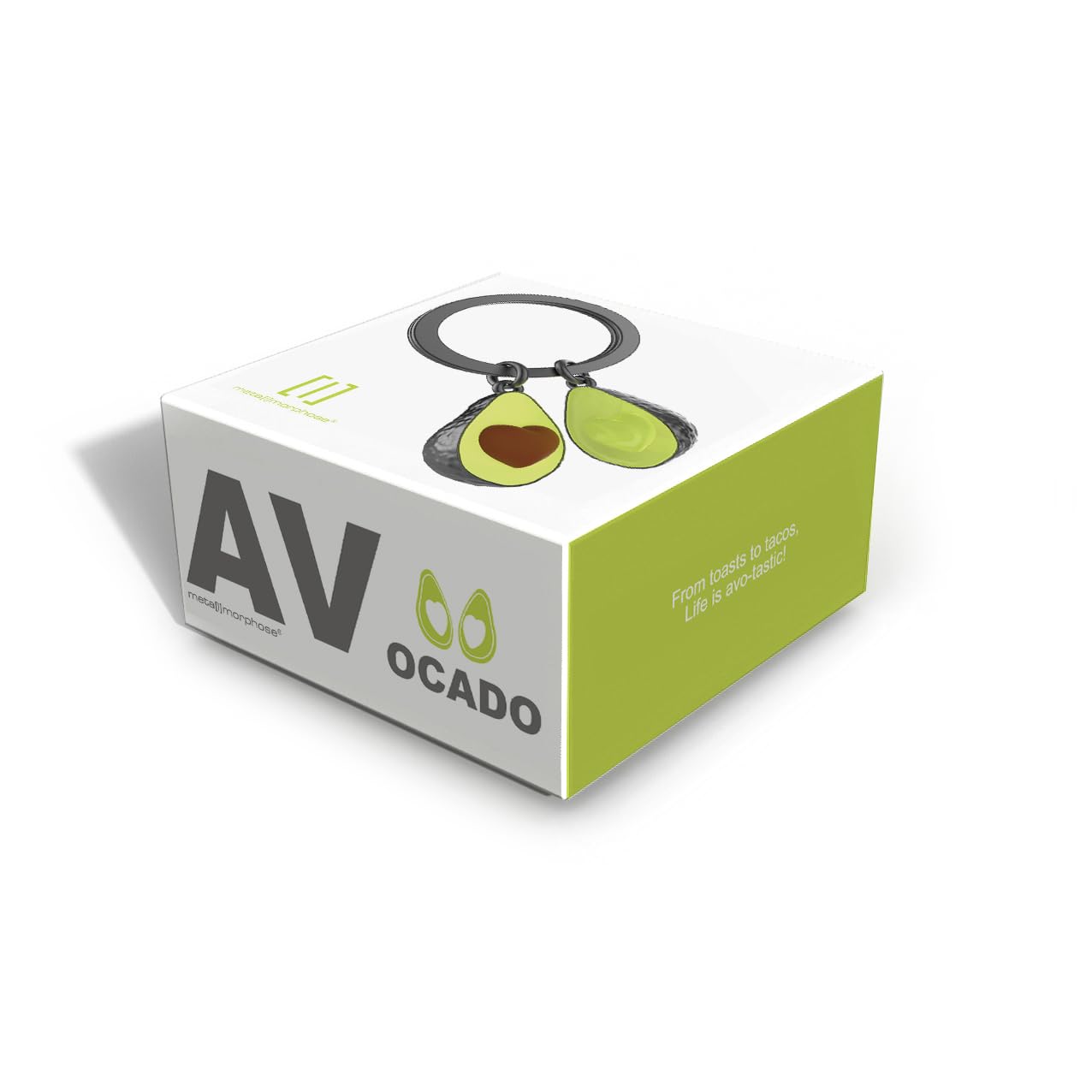 Llavero aguacate con corazón – Amor a primera fruta
