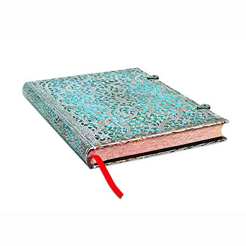 Cuaderno Paperblanks – Silver Filigree Maya Blue