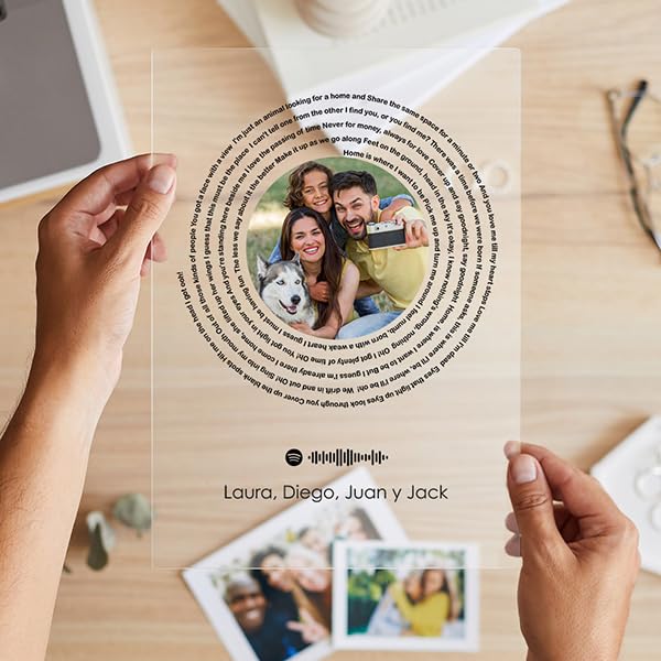 Placa con foto y canción personalizada – Tu banda sonora hecha regalo