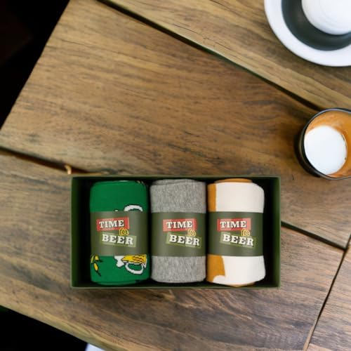 Calcetines "Time for Beer" – Pasos que saben a cerveza
