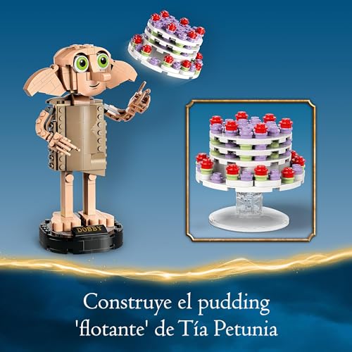 LEGO Harry Potter Dobby el Elfo Doméstico, Regalo de Reyes para Niñas, Niños, Adolescentes y Fans de 8+ Años, Juguete y Decoración para la Habitación, Colección de Figura Icónica de Personaje 76421