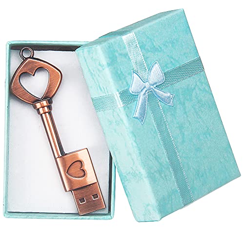 USB llave corazón vintage – Para guardar lo que de verdad importa