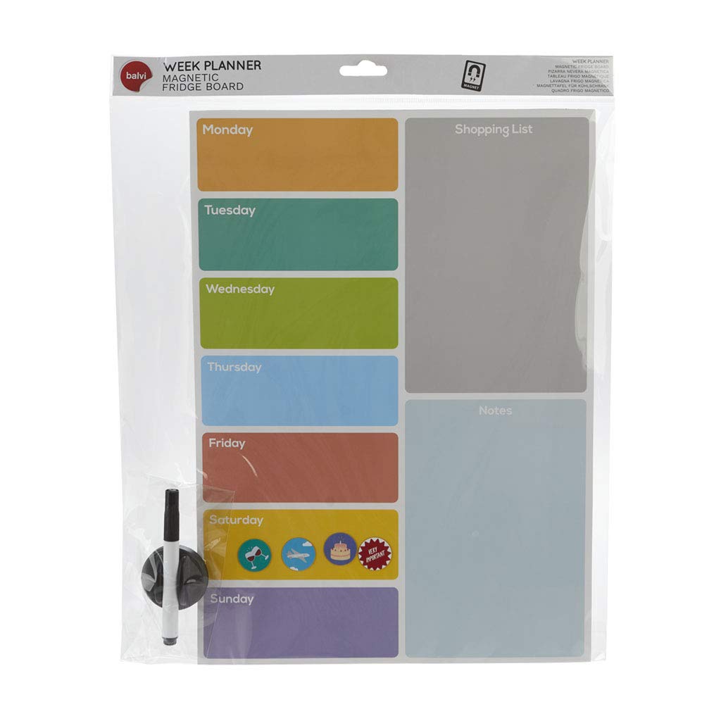 Pizarra nevera Week Planner – La semana imantada en tu cocina