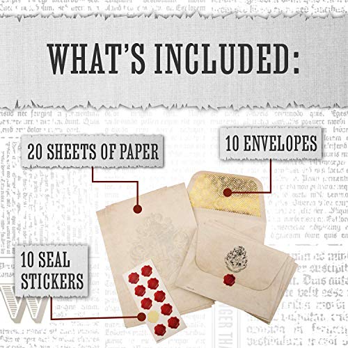 Set de escritura Hogwarts – Envía cartas con magia y sello de cera