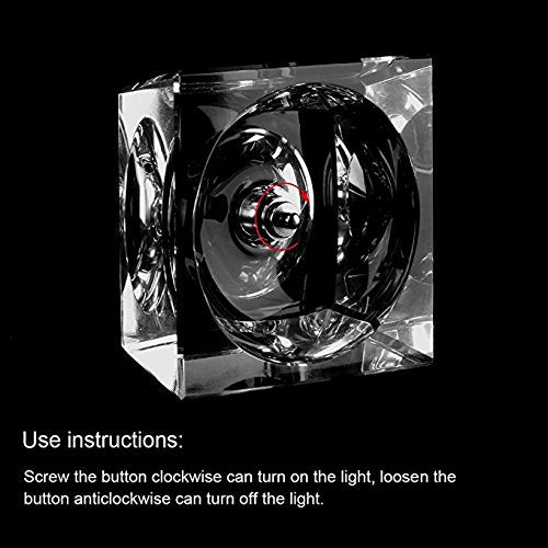 Galaxia en cristal – Luz nocturna con universo dentro