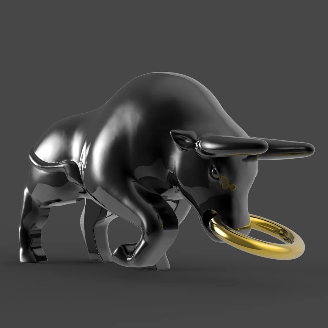 Llavero toro – Entre Wall Street y la plaza