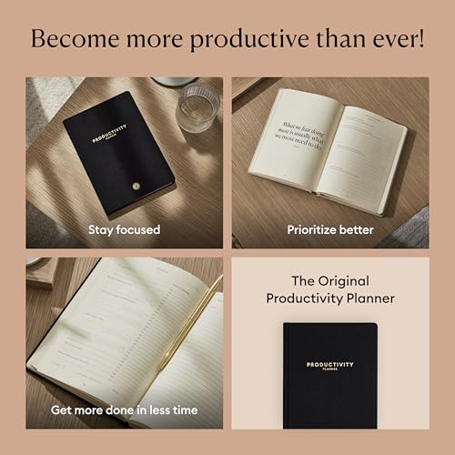 Planner sin fecha – Diario productivo con revisión semanal