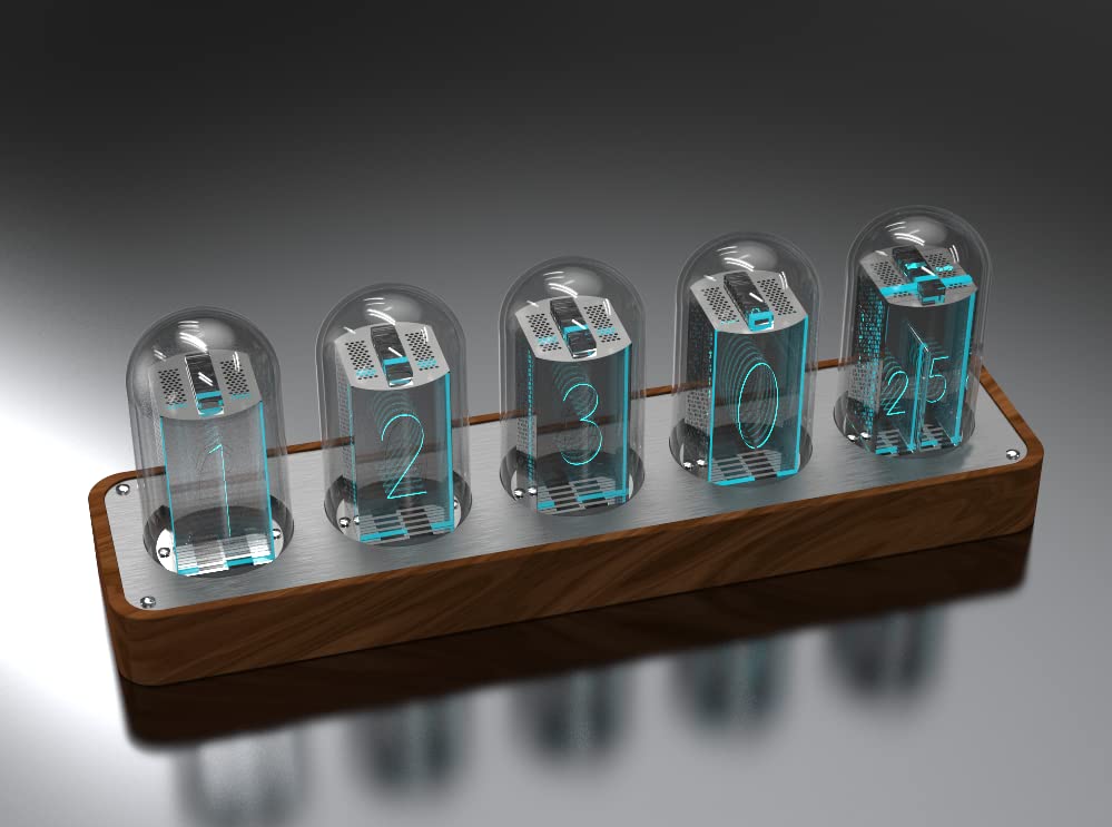 Reloj nixie LED – Retrofuturismo con tubos digitales